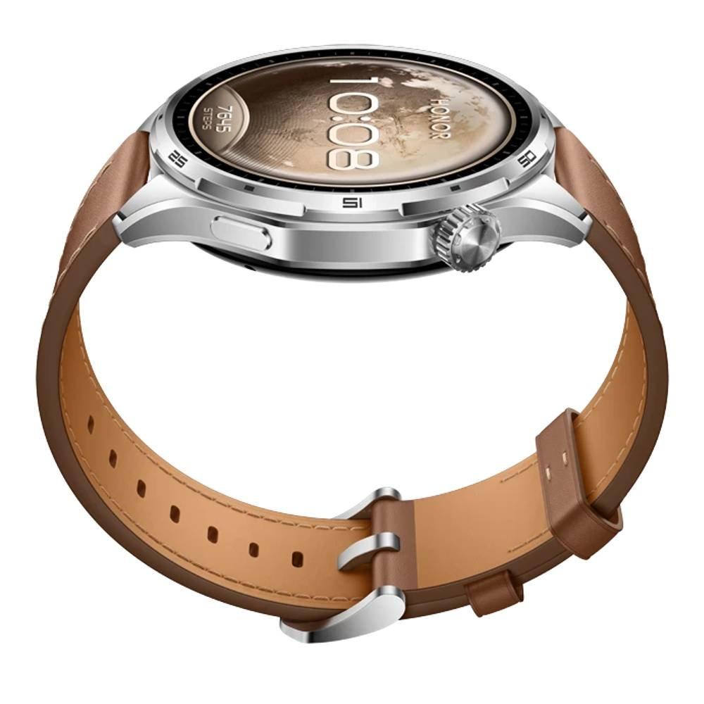 Honor Watch 6 Smart Watch, 1.46-inch AMOLED, 46.5mm, ROME-B09C - Brown