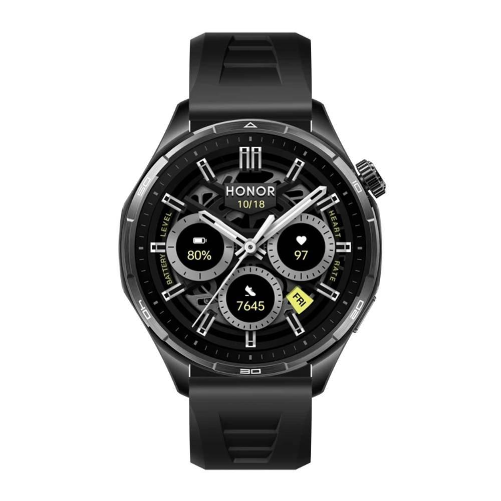 New Arrival Honor Watch 6 Smart Watch, 1.46-inch AMOLED, 46.5mm, ROME-B09S - Black Split it your way