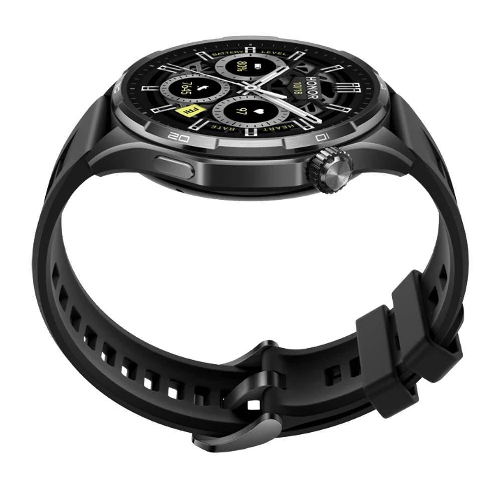 Honor Watch 6 Smart Watch, 1.46-inch AMOLED, 46.5mm, ROME-B09S - Black