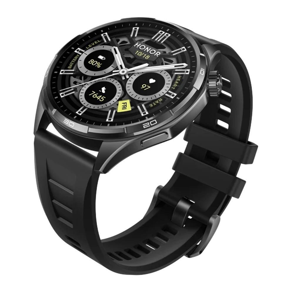 Honor Watch 6 Smart Watch, 1.46-inch AMOLED, 46.5mm, ROME-B09S - Black