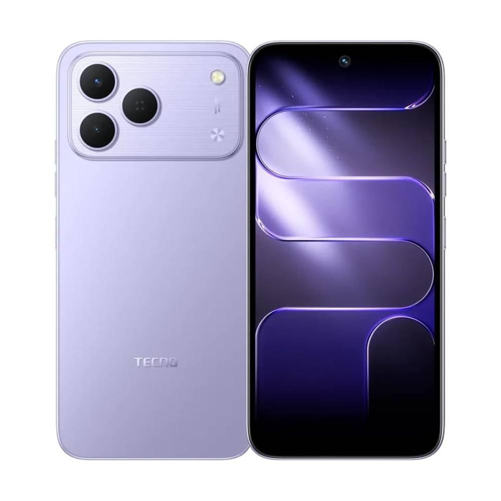 Tecno Spark 50 Phone, MediaTek Helio G81, 4GB RAM, 256GB, 6.78-Inch - Purple