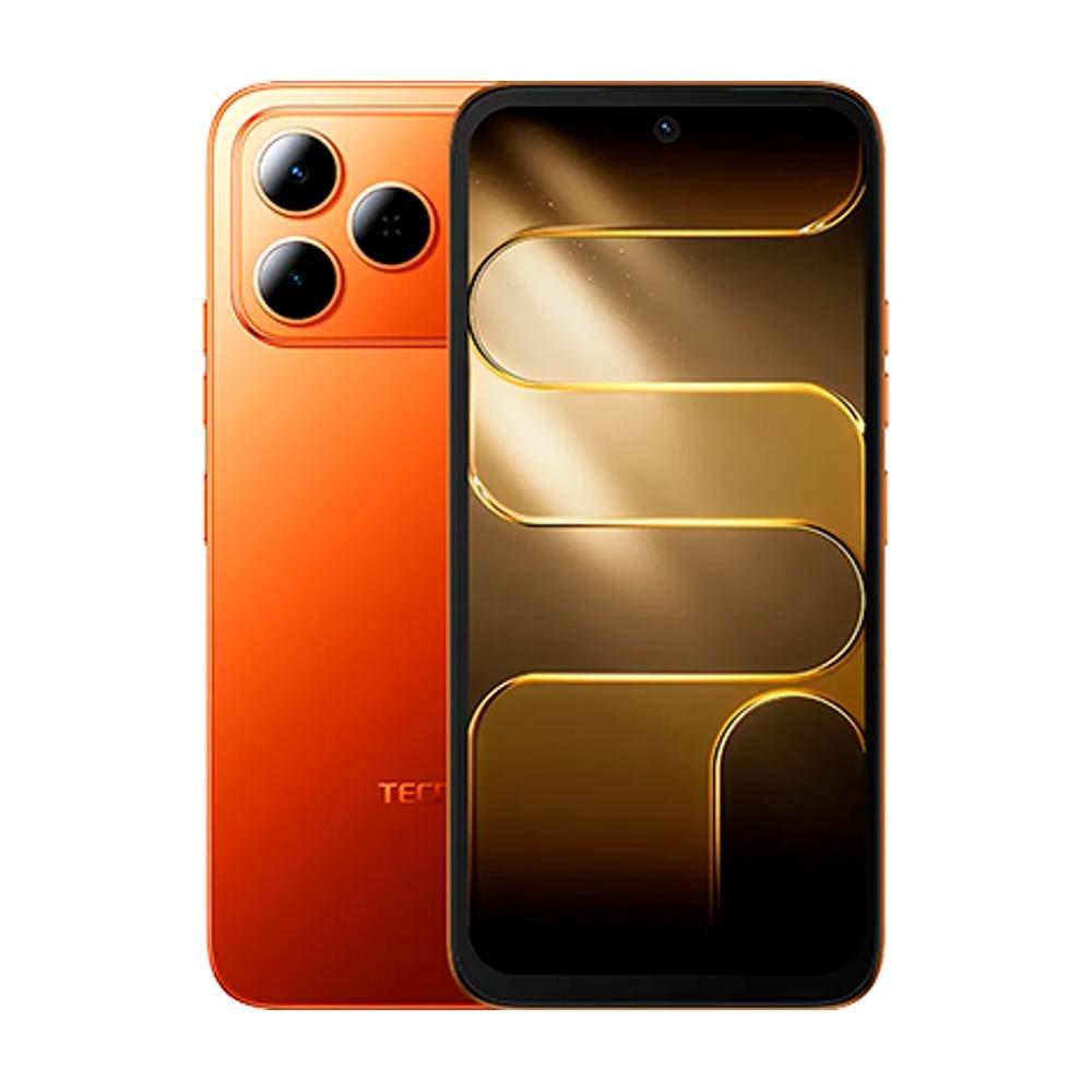 Tecno Spark 50 Phone, MediaTek Helio G81, 4GB RAM, 256GB, 6.78-Inch - Orange