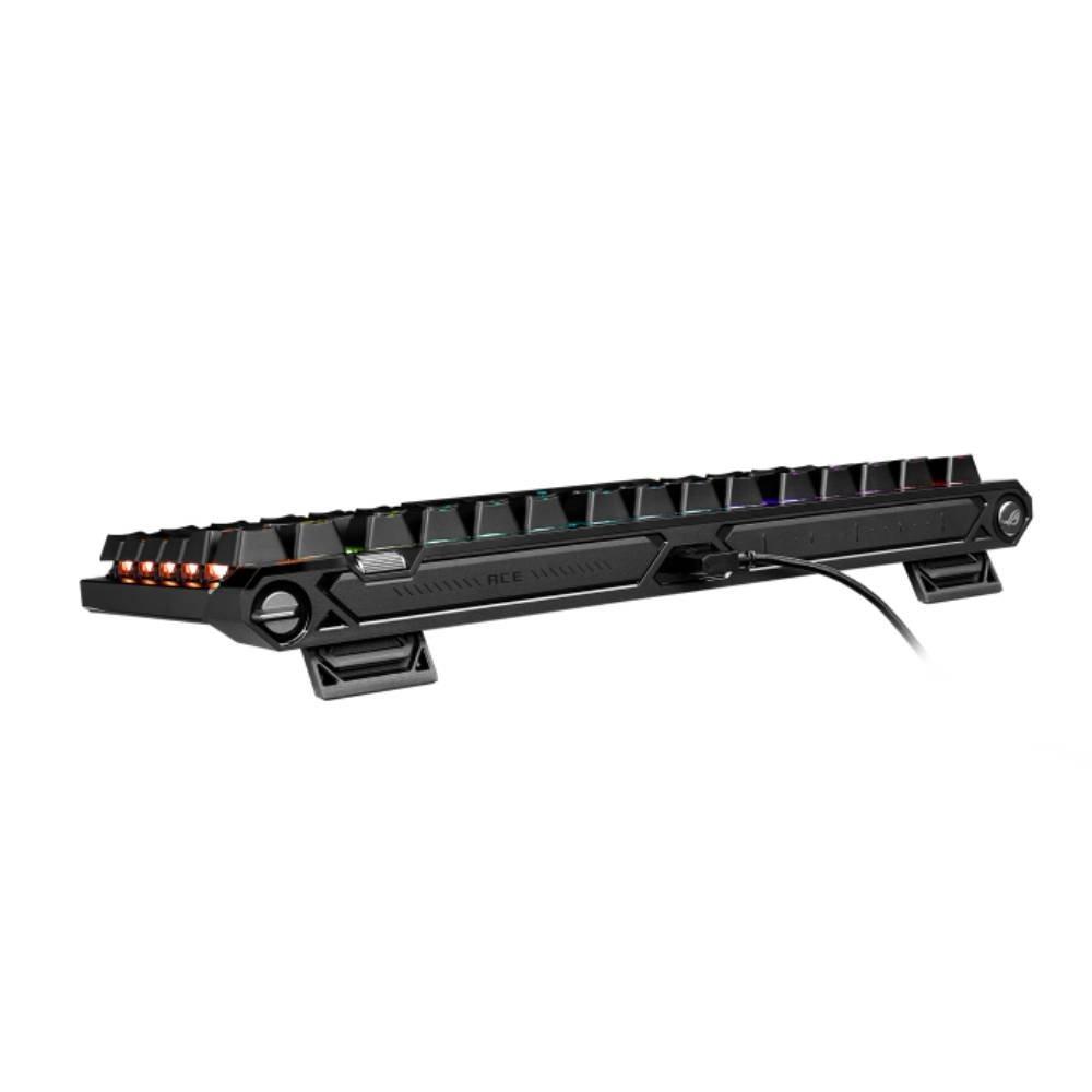 كيبورد العاب السلكية روج فالكيونايه سي اي75 اتش اي من اسوس، 90MP047H-BKCA00 - أسود