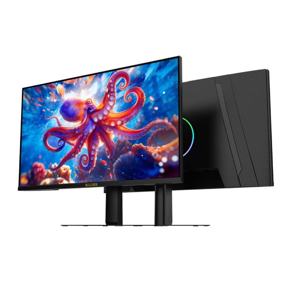 sades Sades np-octopus Flat Gaming Monitor 32 inch Sades NP-Octopus Flat Gaming Monitor, 160Hz, UHD, 0.5 Response Time, 32-Inch, SA-F01U32 - Black