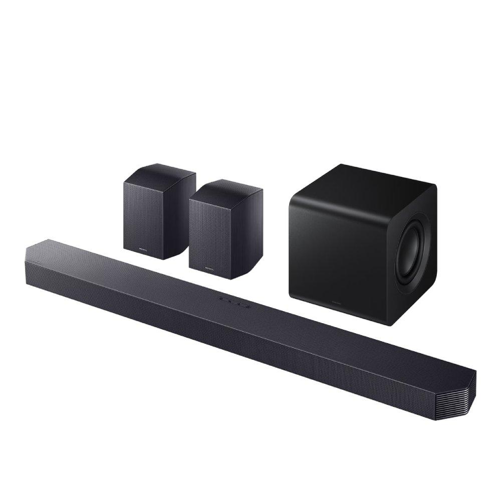 Samsung Q-series Soundbar And Subwoofer, 9.1.4ch, Wireless, HW-Q930H/ZN - Black