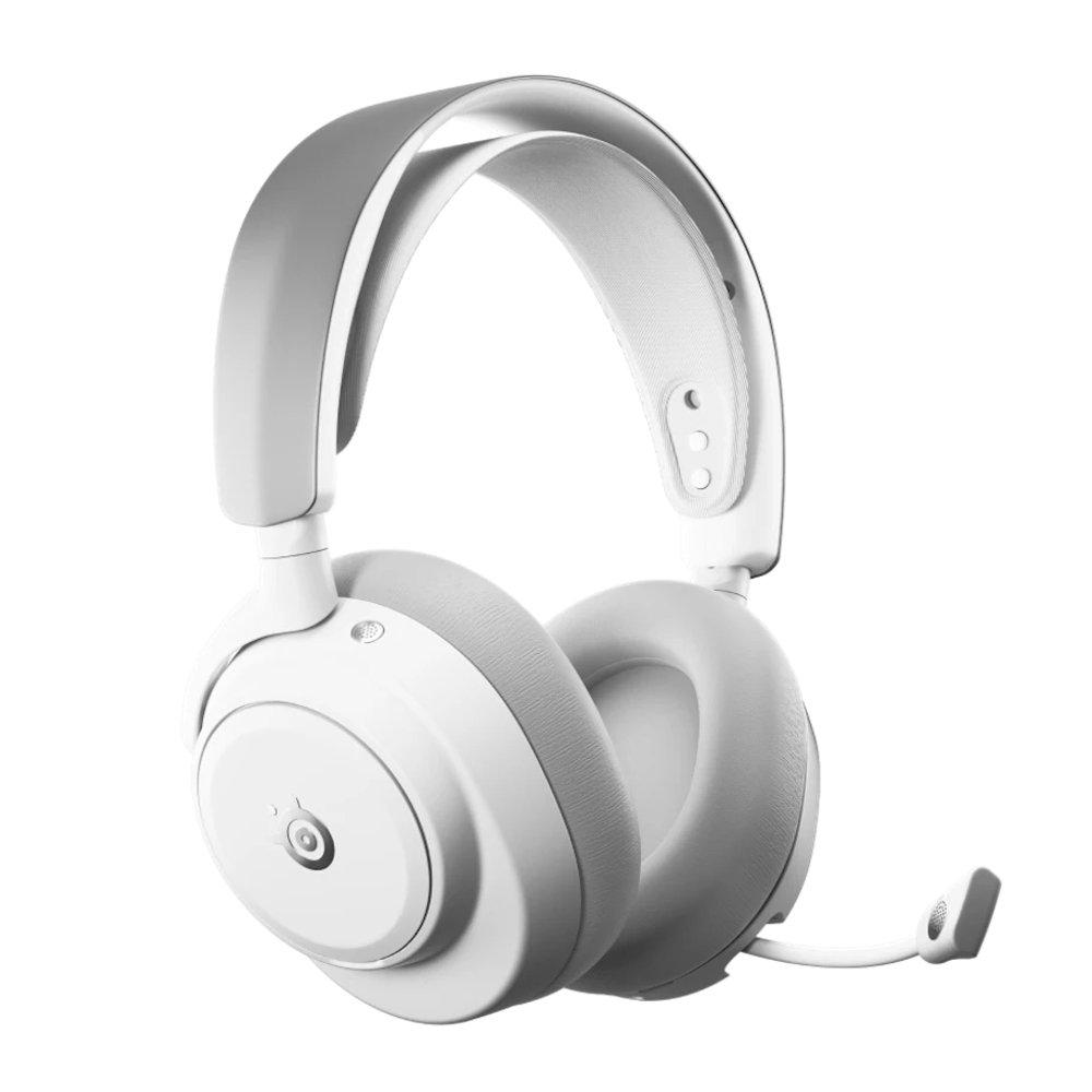 Steelseries Arctis Nova Pro Omni Wireless Gaming Headset, 2 Batteries, 61722 - White