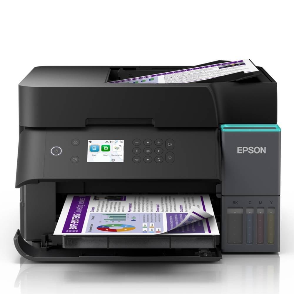 Epson EcoTank L6370 Multi-Function Inkjet Printer, 3 in 1, EPSON-ECOTANK-L6370-3IN1-CLR INK TANK - Black Split it your way