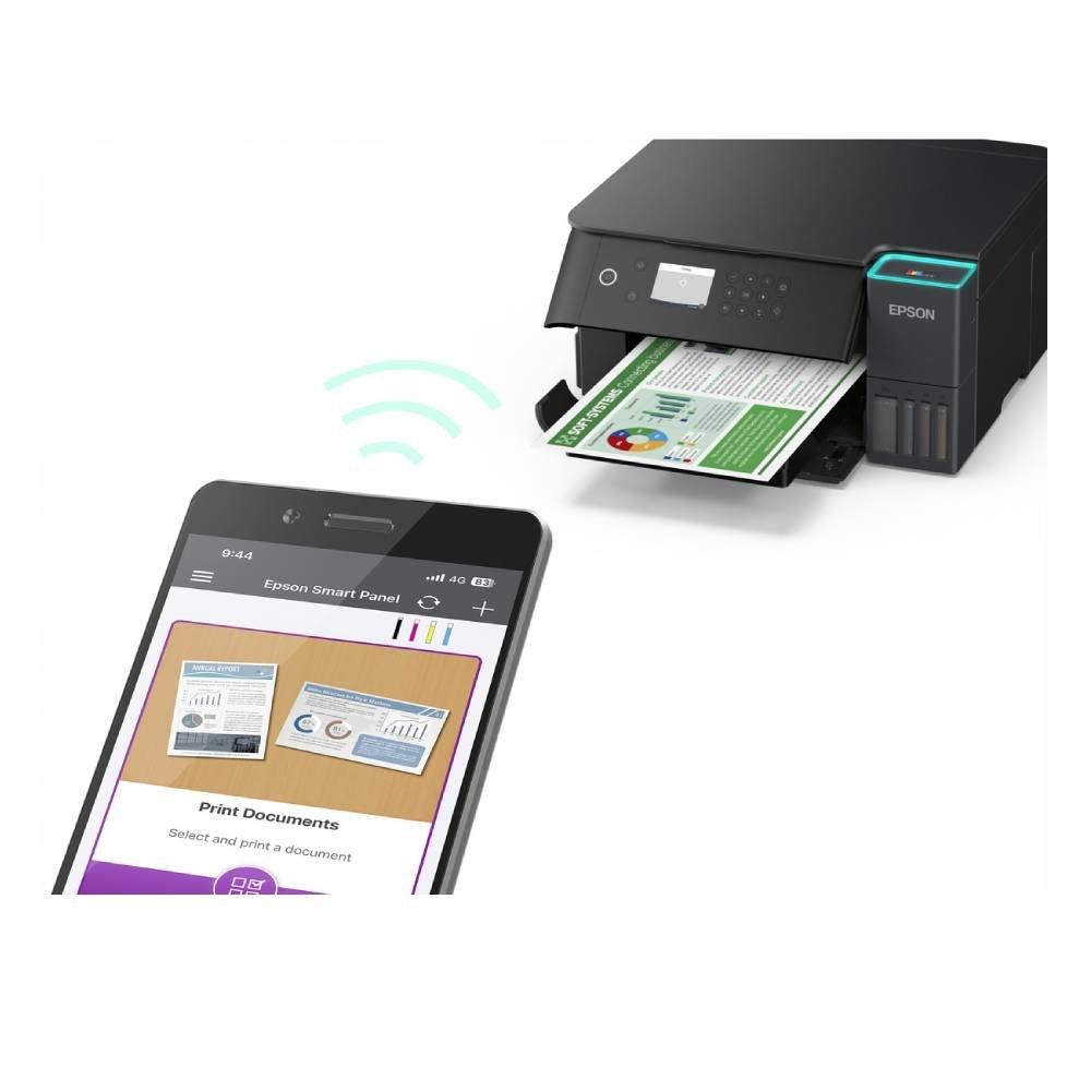 Epson EcoTank L6360 Multi-Function Inkjet Printer, 3 in 1, EPSON-ECOTANK-L6360-3IN1-CLR INK TANK - Black