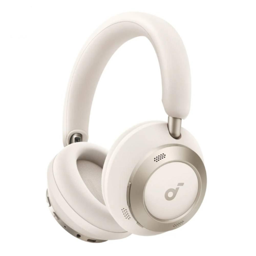 Anker Soundcore Space One Pro Wireless Headphones, Noise Cancelling, A3062H21 - White Split it your way