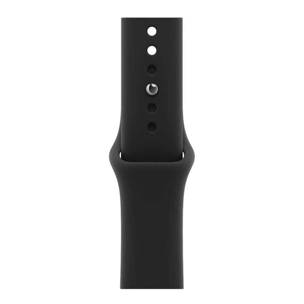 Apple Watch Series 12, GPS, 46mm, Black Aluminium Case with Black Sport Band, MJEL4AF/A - M/L