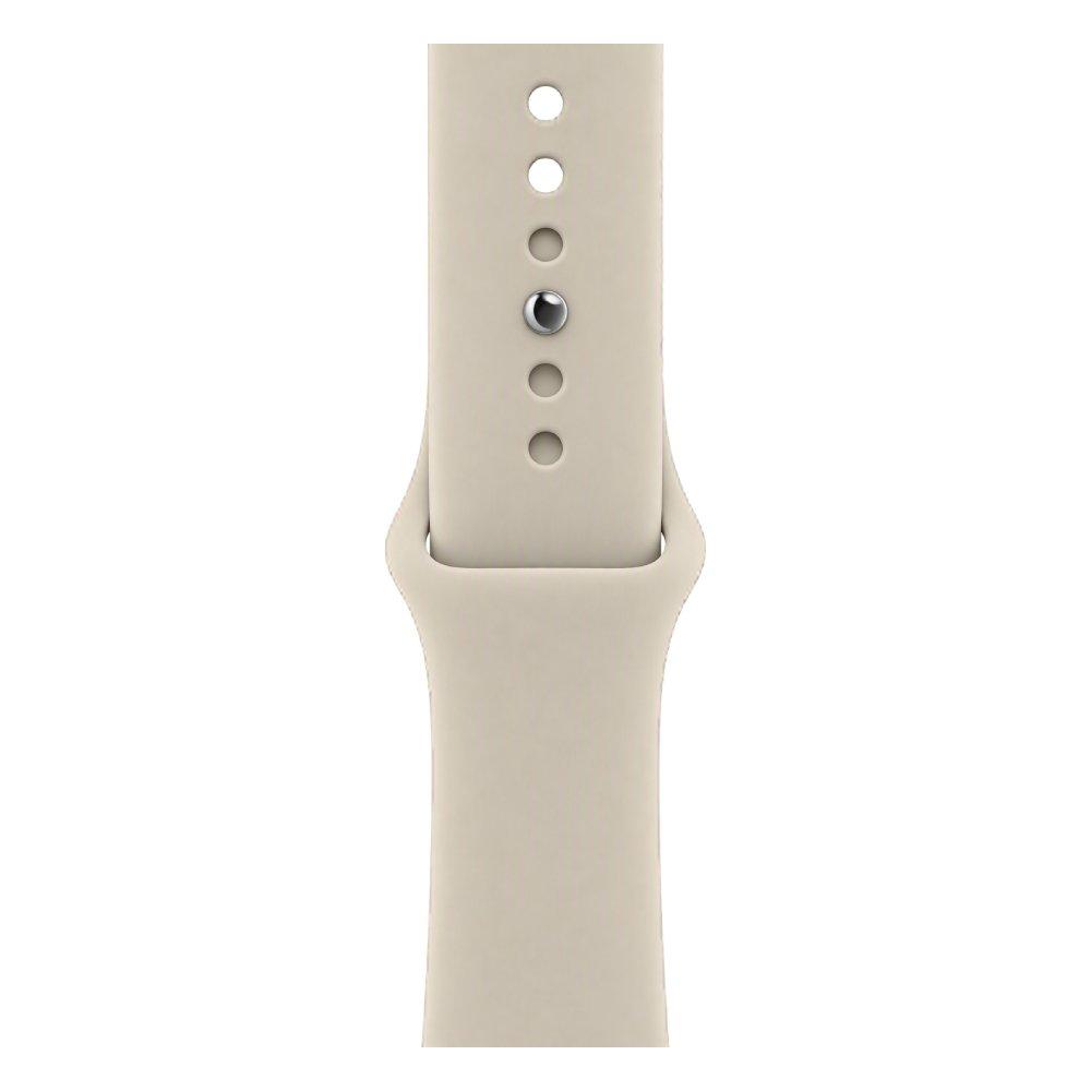 Apple Watch Series 12, GPS, 46mm, Light Gold Aluminium Case with Sand Sport Band, MJEN4AF/A - S/M