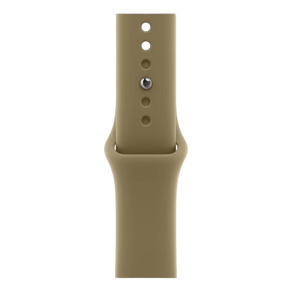 Apple Watch Series 12, GPS, 46mm, Dark Bronze Aluminium Case with Olive Sport Band, MJEQ4AF/A - S/M