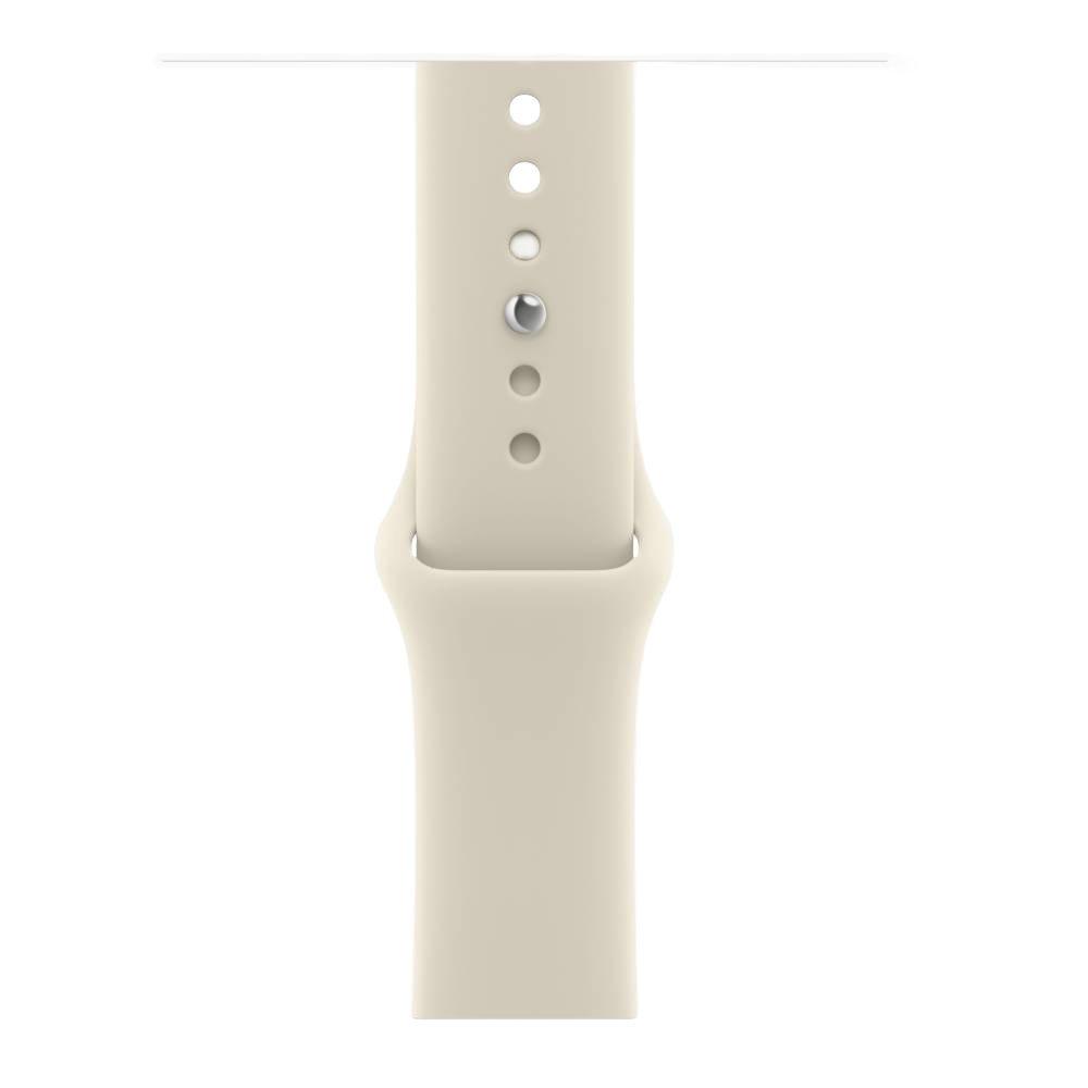  Apple Watch Series 12 GPS + Cellular, 46mm, Light Gold Aluminium Case with Sand Sport Band, MJGA4AF/A - S/M