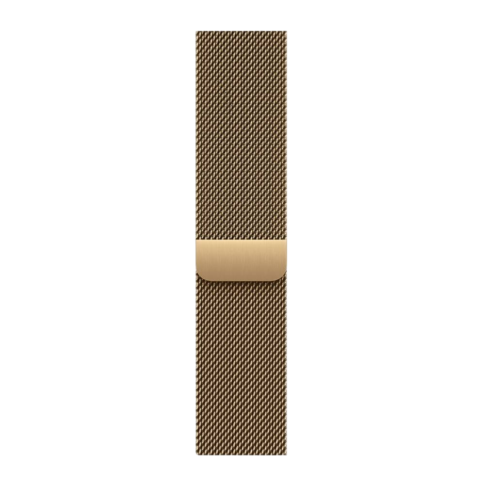  Apple Watch Series 12 GPS + Cellular, 42mm, Radiant Gold Titanium Case with Radiant Gold Milanese Loop, MJGL4AF/A