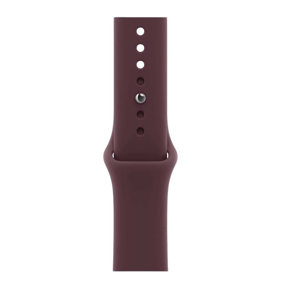  Apple Watch Series 12 GPS + Cellular, 46mm, Radiant Gold Titanium Case with Burgundy Sport Band, MJGT4AF/A - M/L