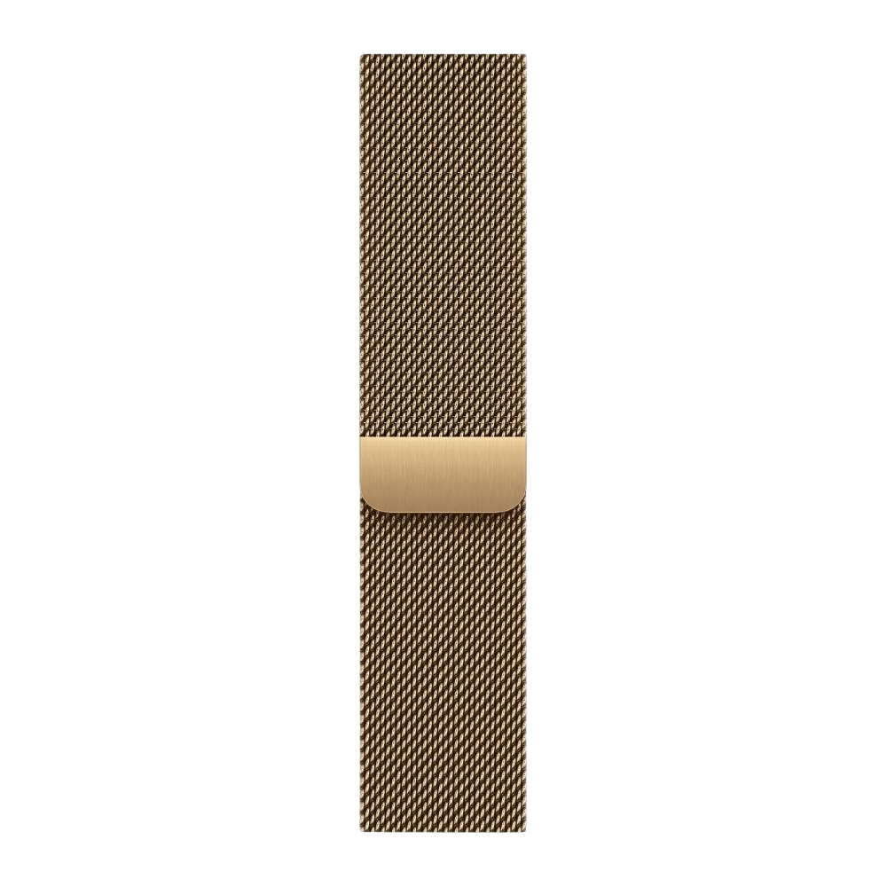  Apple Watch Series 12 GPS + Cellular, 46mm, Radiant Gold Titanium Case with Radiant Gold Milanese Loop, MJGU4AF/A - S/M