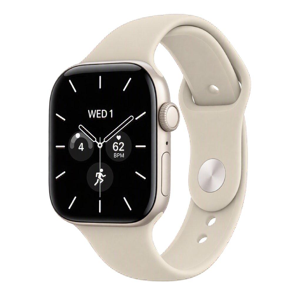  Apple Watch Series 12 GPS + Cellular, 46mm, Pearl White Ceramic Case with Sand Sport Band, MJH24AF/A - M/L