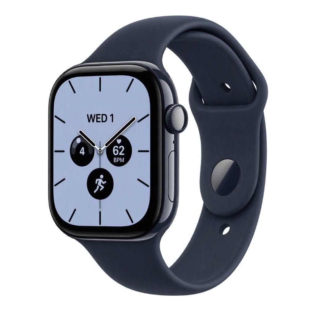  Apple Watch Series 12 GPS + Cellular, 46mm, Night Blue Ceramic Case with Navy Blue Sport Band, MJH44AF/A - M/L