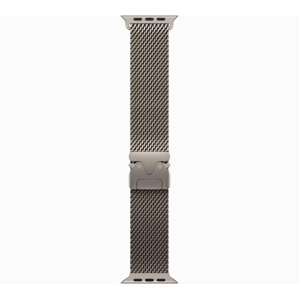 Apple Watch Ultra 4, GPS + Cellular, 49mm, Natural Titanium Case with Natural Titanium Milanese Loop, MJA94AF/A - M