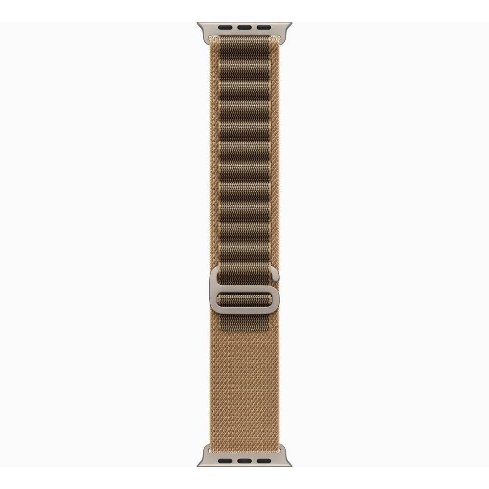 Apple Watch Ultra 4, GPS + Cellular, 49mm, Natural Titanium Case with Desert Alpine Loop, MJAE4AF/A - S