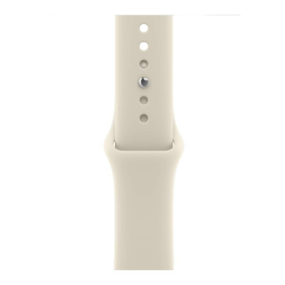 Apple Watch SE 3 GPS + Cellular, 44mm, Starlight Aluminium Case with Sand Sport Band, MJLL4AF/A - S/M