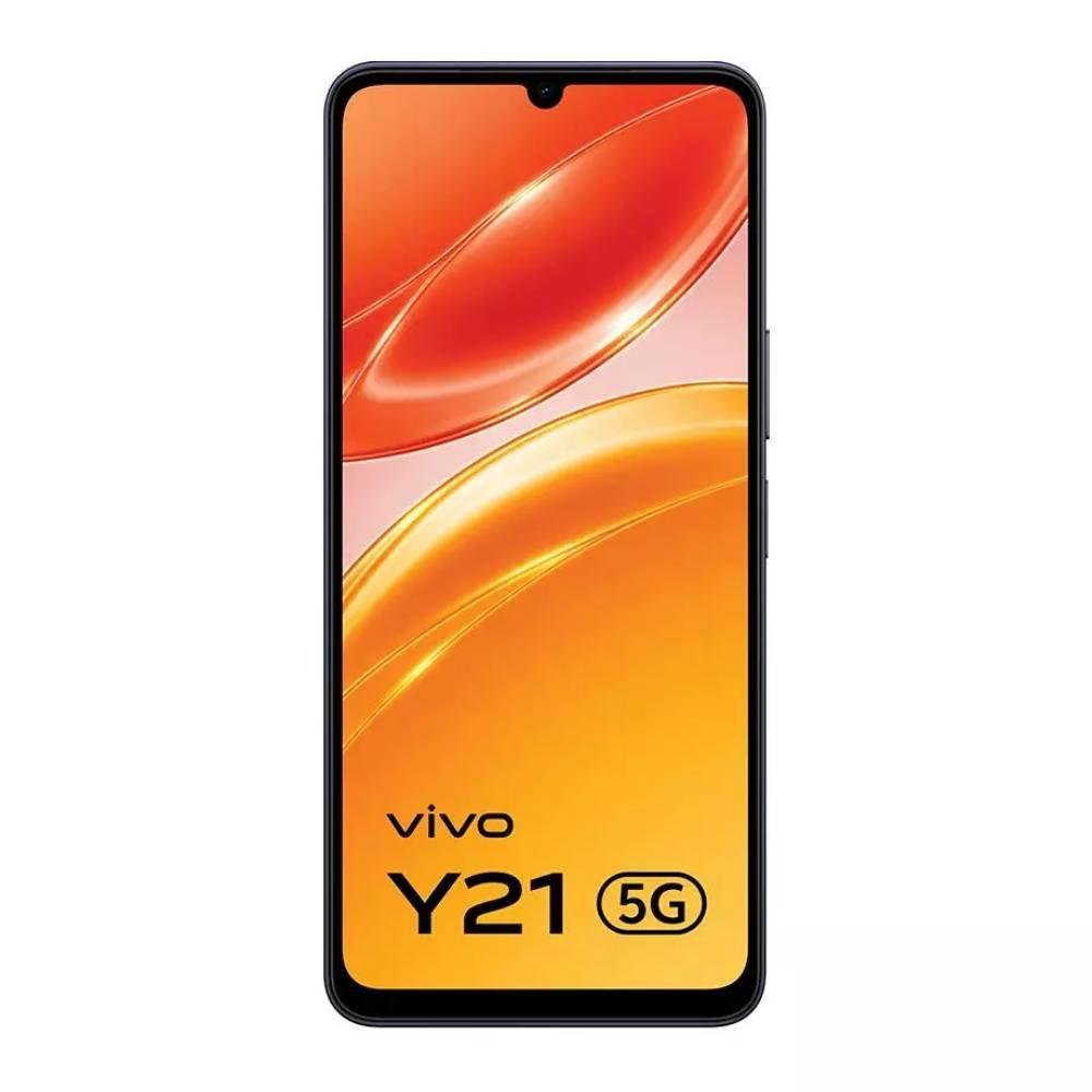Vivo Y21 5G Phone, MediaTek Dimensity 6300, 6GB RAM, 128GB, 6.74-Inch - Black
