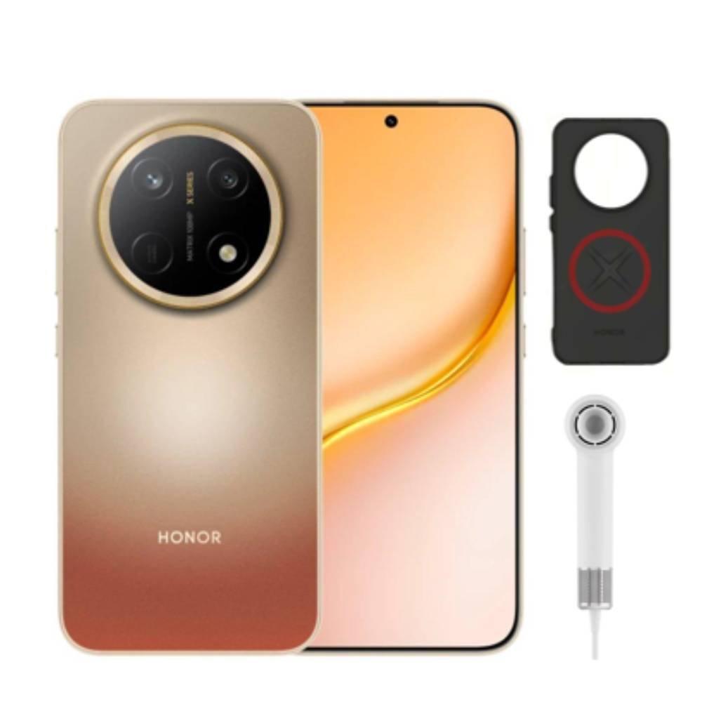 Honor X9E Pro 5G Phone, Qualcomm Snapdragon 6 Gen 5, 12GB RAM, 256GB, 6.8 Inch - Gold