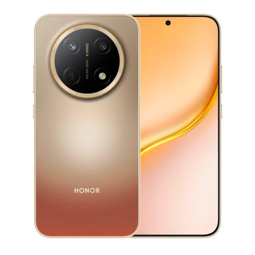 Honor X9E Pro 5G Phone, Qualcomm Snapdragon 6 Gen 5, 12GB RAM, 256GB, 6.8 Inch - Gold