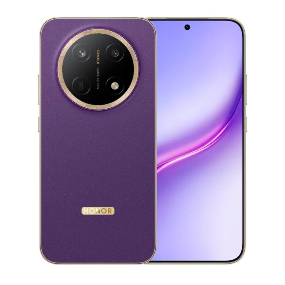Honor X9E Pro 5G Phone, Qualcomm Snapdragon 6 Gen 5, 12GB RAM, 256GB, 6.8 Inch - Purple