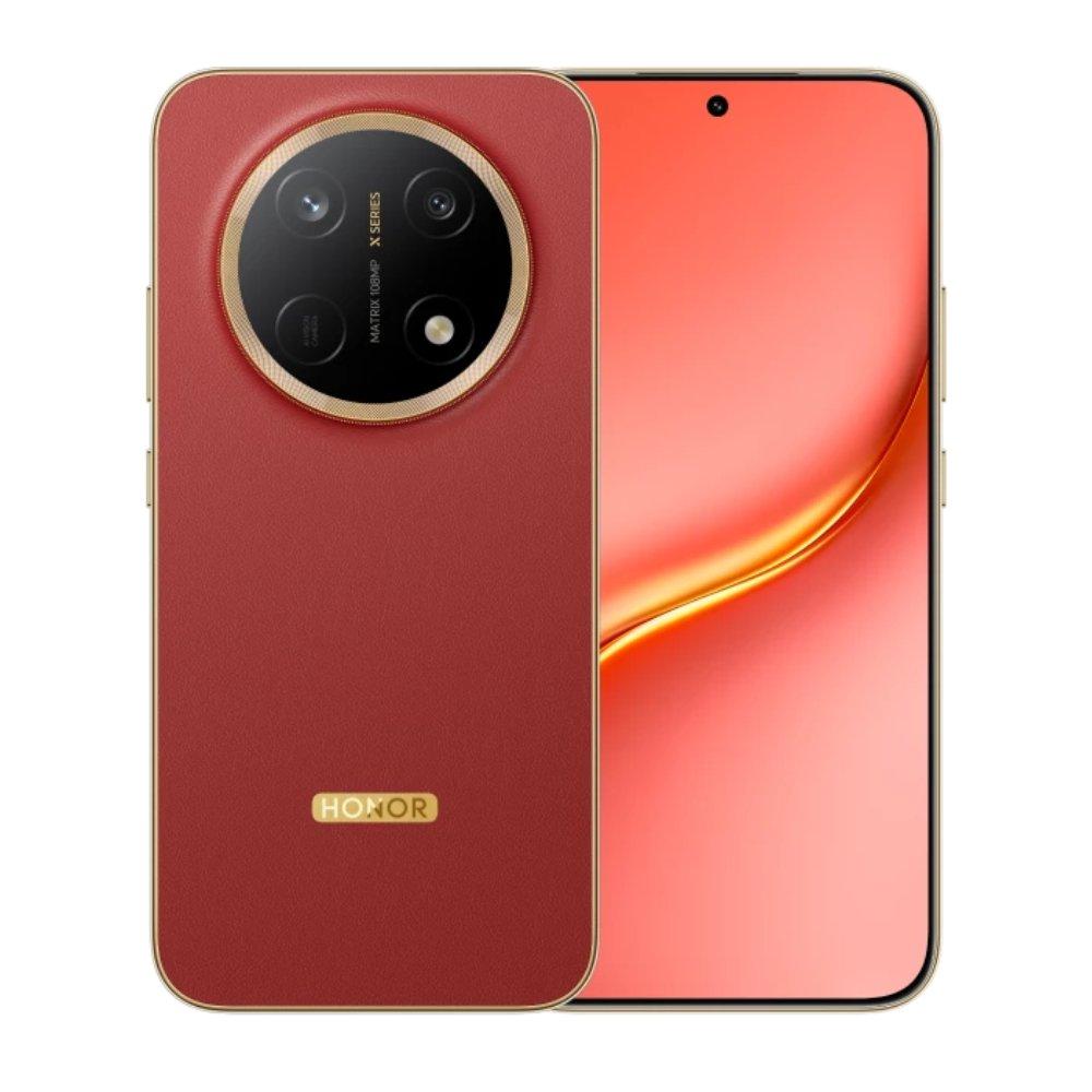 Honor X9E Pro 5G Phone, Qualcomm Snapdragon 6 Gen 5, 12GB RAM, 256GB, 6.8 Inch - Reddish Brown