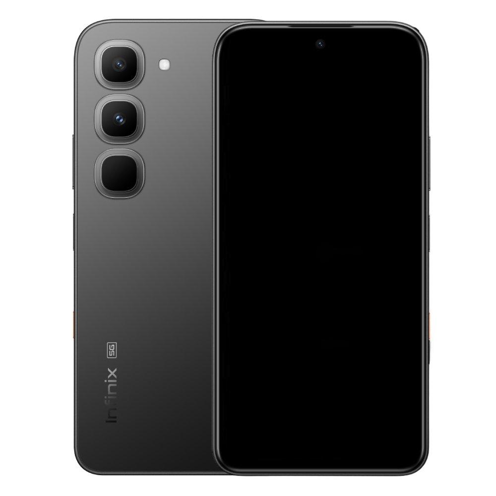 Infinix Hot 70 Pro 5G Phone, 6.76-inch, 256GB, 6GB RAM, MediaTek Dimensity 7100 - Black