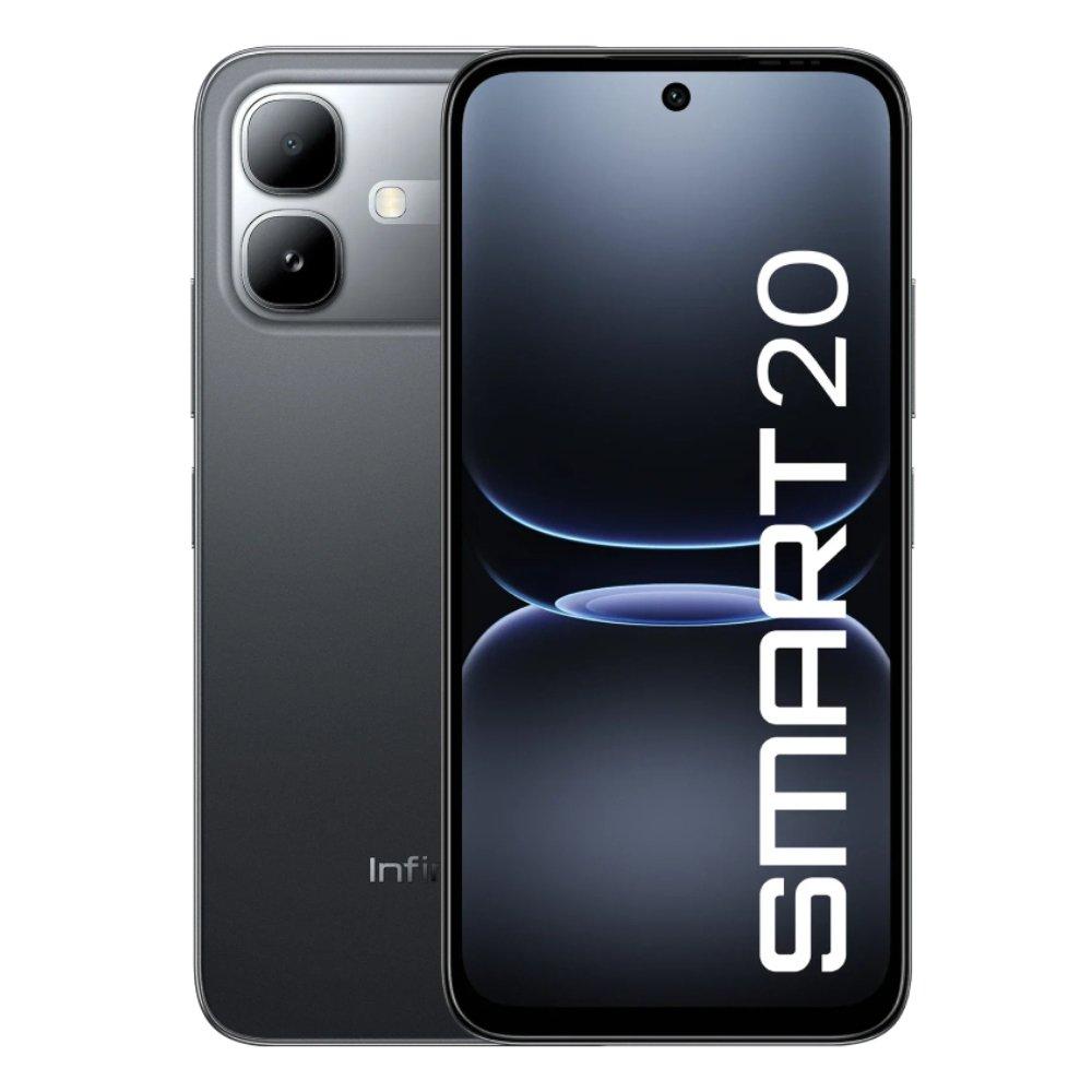 Infinix Smart 20 Phone, 6.78-inch, 64GB, 4GB RAM, Mediatek Helio G81 Ultimate - Black