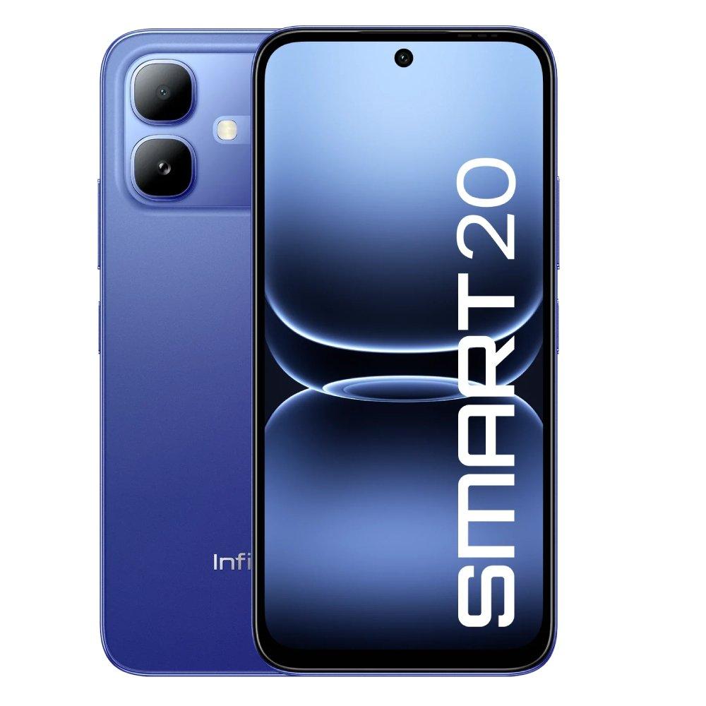 Infinix Smart 20 Phone, 6.78-inch, 64GB, 4GB RAM, Mediatek Helio G81 Ultimate - Blue