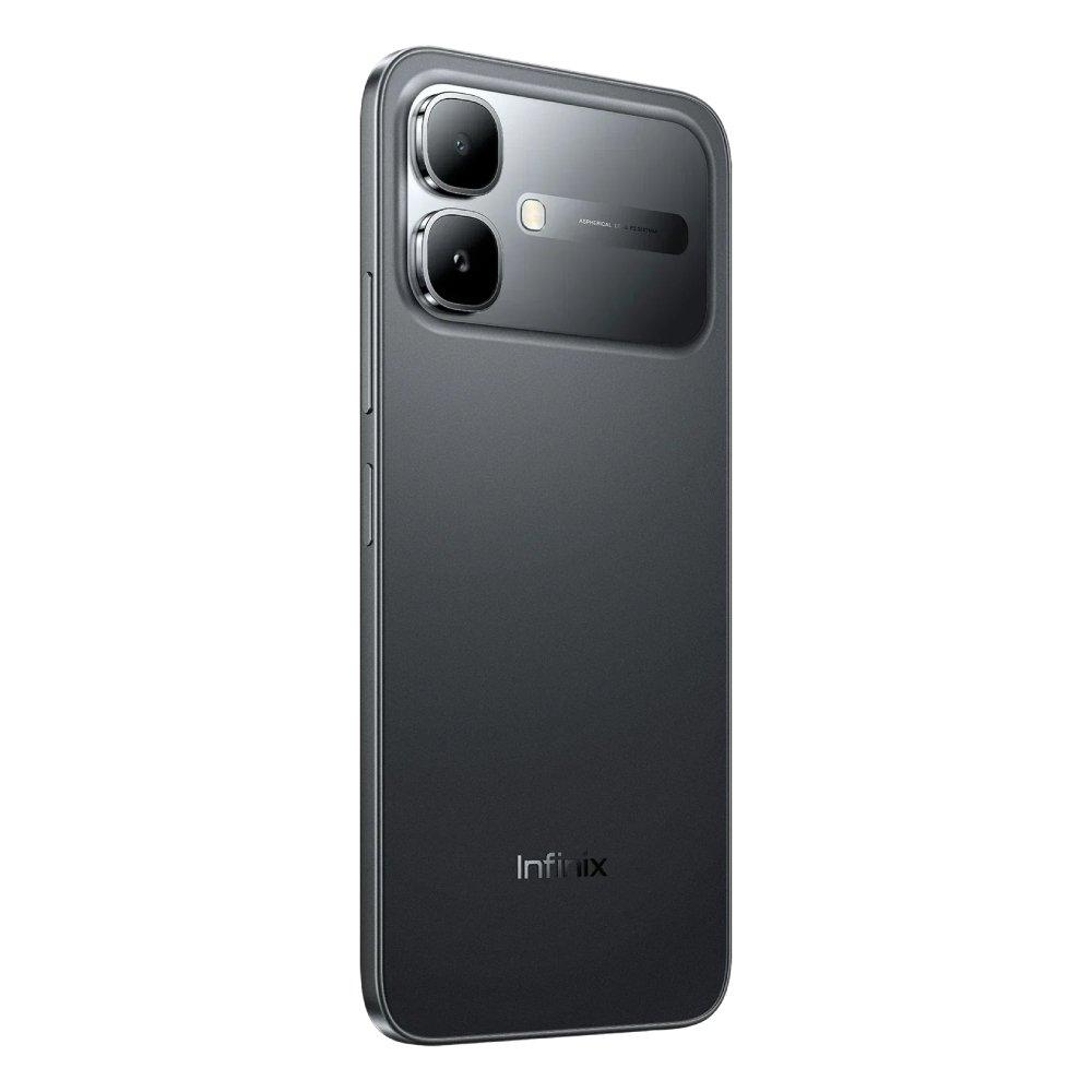 Infinix Smart 20 Phone, 6.78-inch, 128GB, 4GB RAM, Mediatek Helio G81 Ultimate  - Black