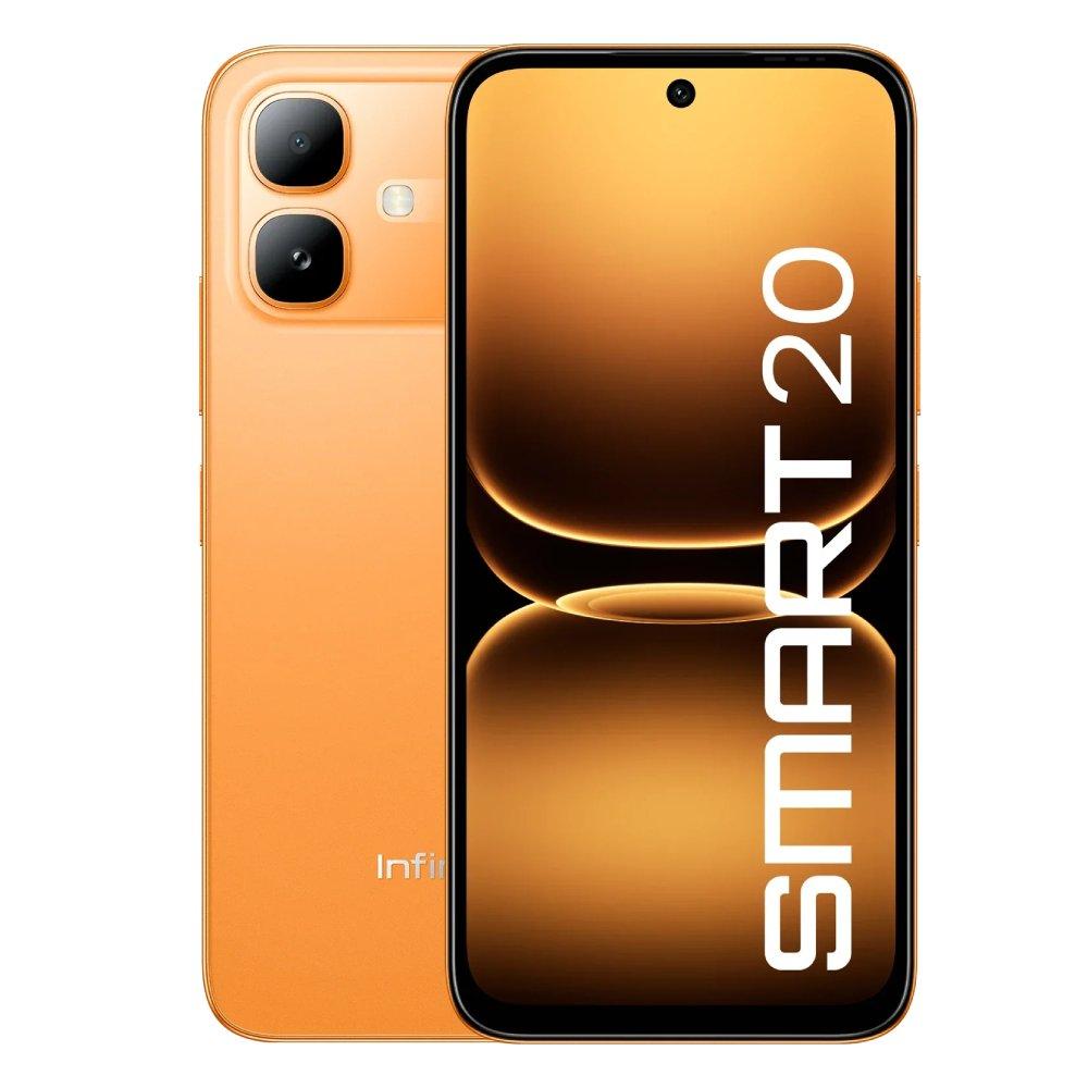 Infinix Smart 20 Phone, 6.78-inch, 128GB, 4GB RAM, Mediatek Helio G81 Ultimate - Orange