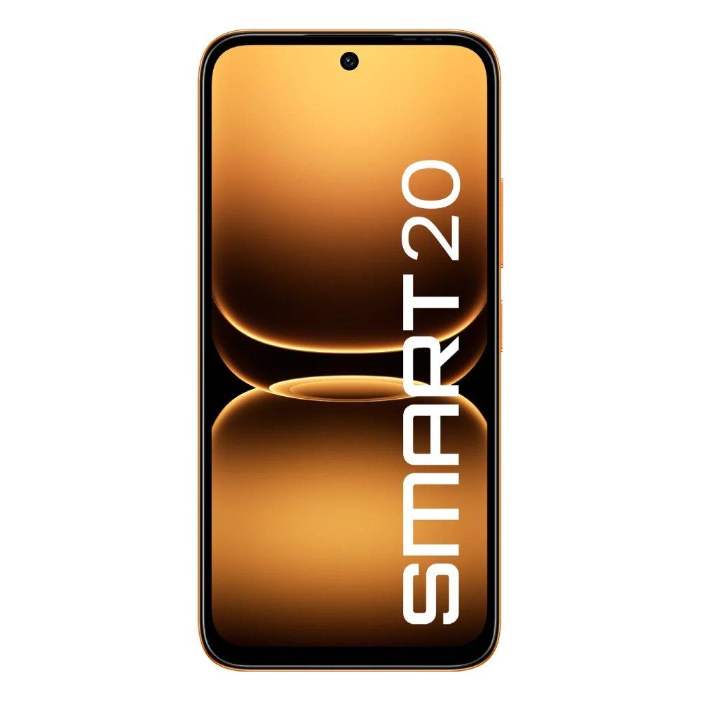 Infinix Smart 20 Phone, 6.78-inch, 128GB, 4GB RAM, Mediatek Helio G81 Ultimate  - Orange