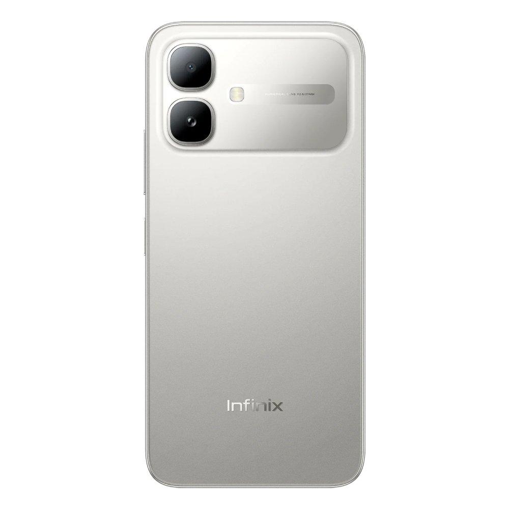 Infinix Smart 20 Phone, 6.78-inch, 128GB, 4GB RAM, Mediatek Helio G81 Ultimate  - Titanium