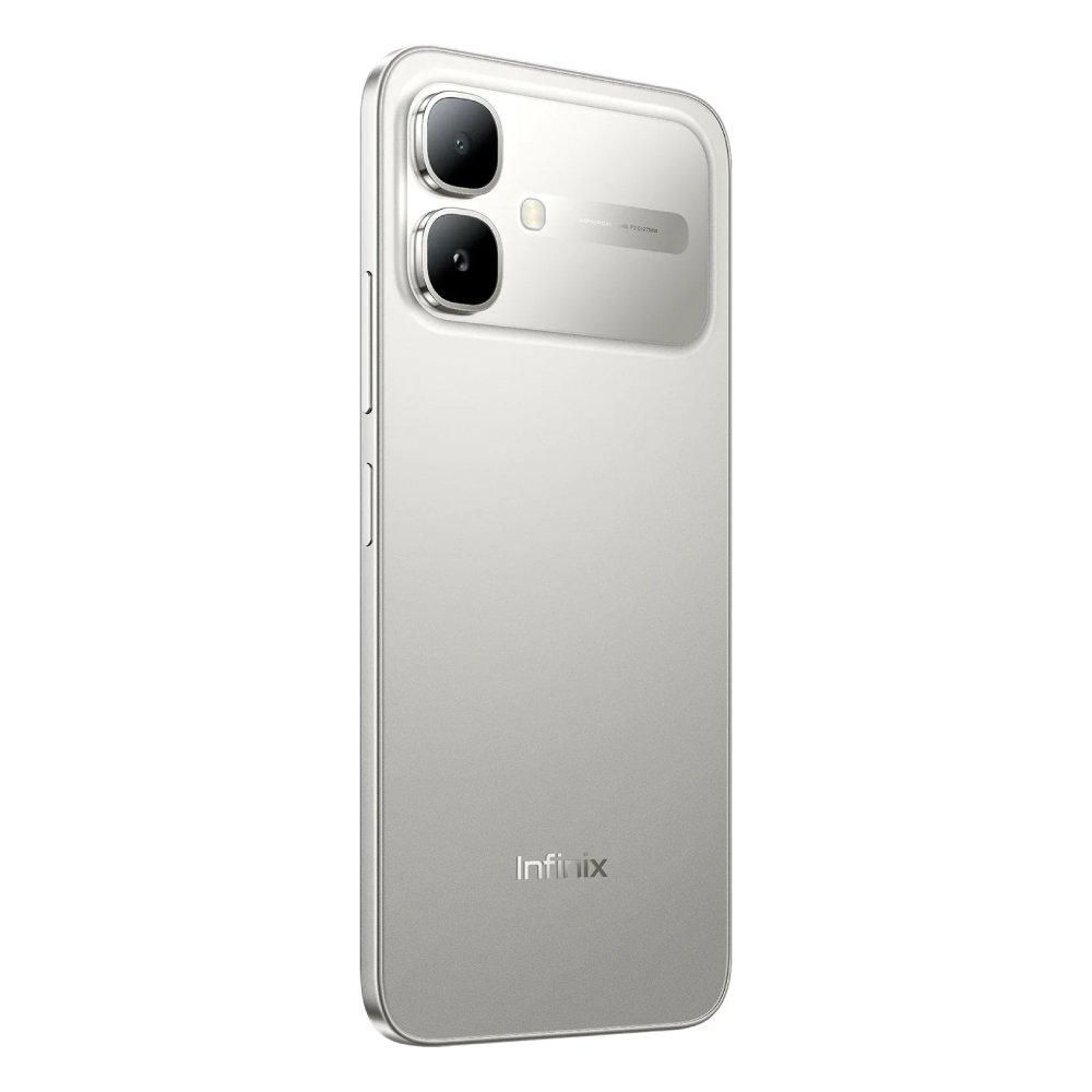 Infinix Smart 20 Phone, 6.78-inch, 128GB, 4GB RAM, Mediatek Helio G81 Ultimate  - Titanium