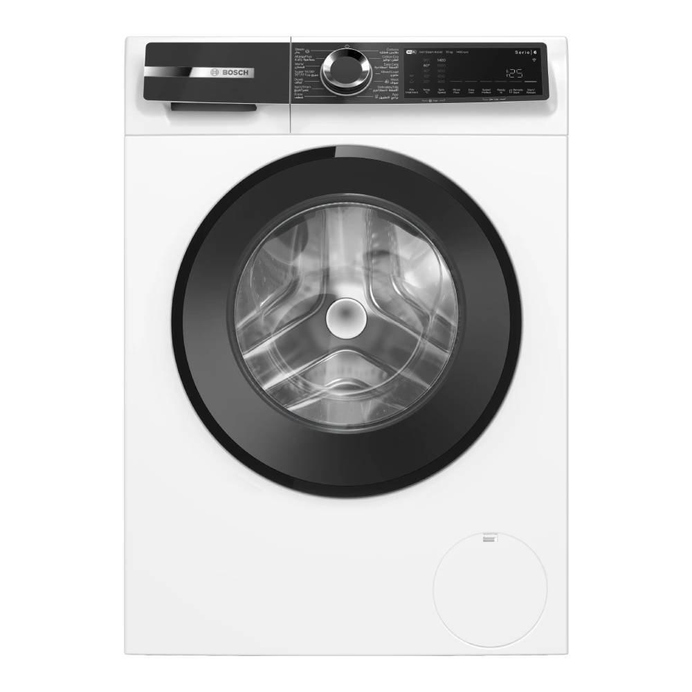 Bosch Series 6 Front Load Washer, 10 KG Washing Capacity, 20+ Washing Programs, WGK254Z0GC - White