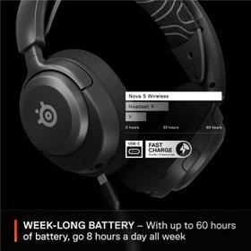 SteelSeries Arctis Nova 5 Wireless Headset - Black| Xcite