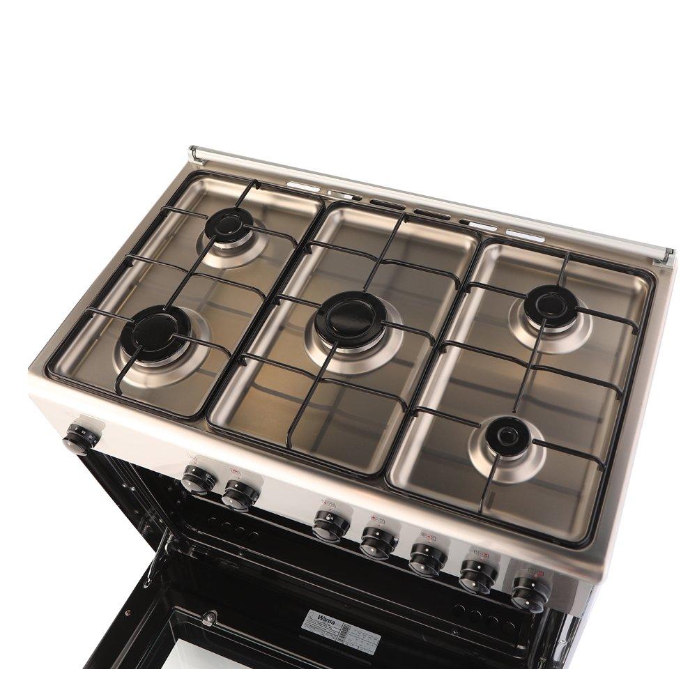 Wansa 5 Burners Floorstanding Gas Cooker, 80x50cm, WE8050X Price in