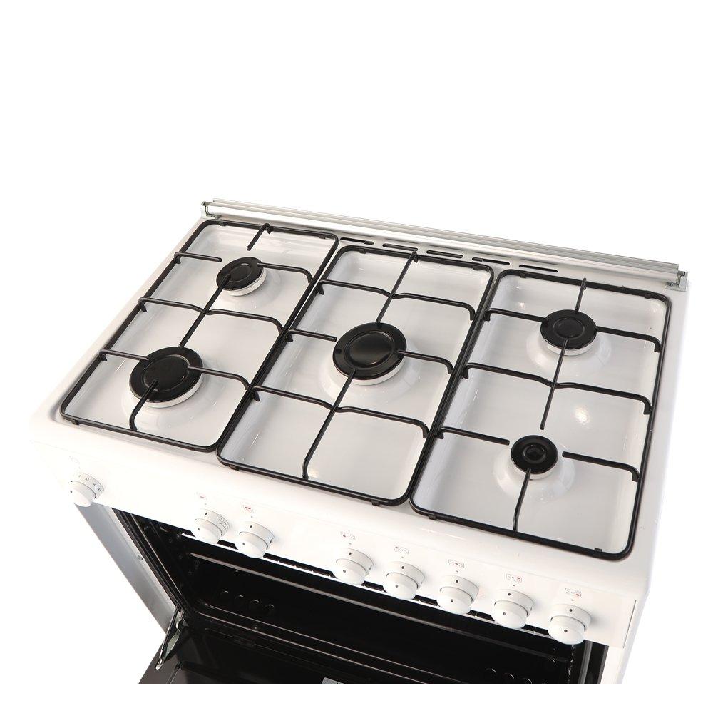 طباخ الغاز القائم من ونسا - ٨٠ × ٥٠ سم - ٥ عيون (WE8050W)