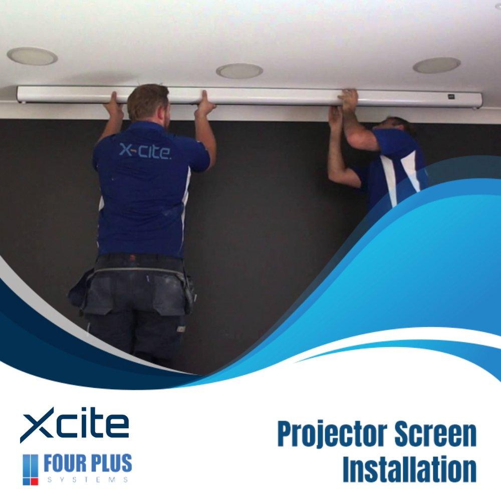 Motorized Projector Screen Installation Service