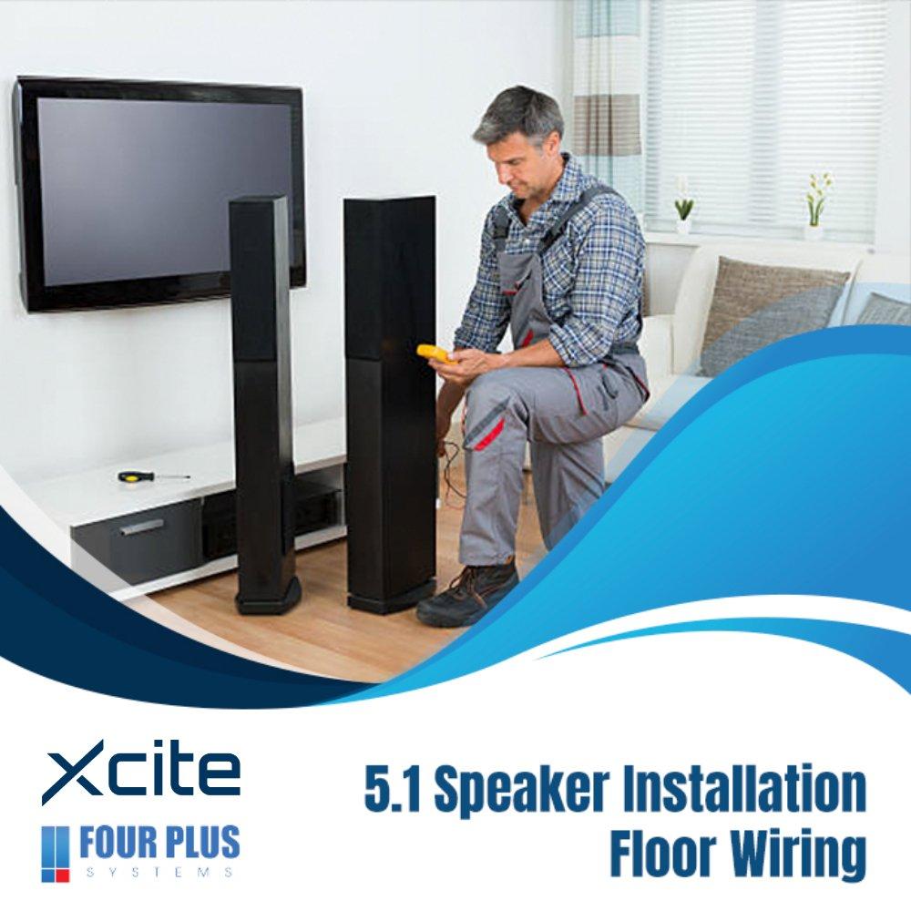 5.1 Speaker Installation Service Floor Wiring