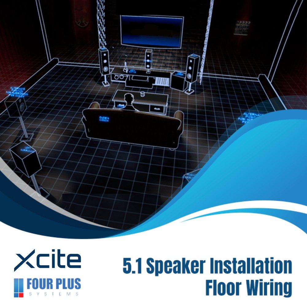 5.1 Speaker Installation Service Floor Wiring