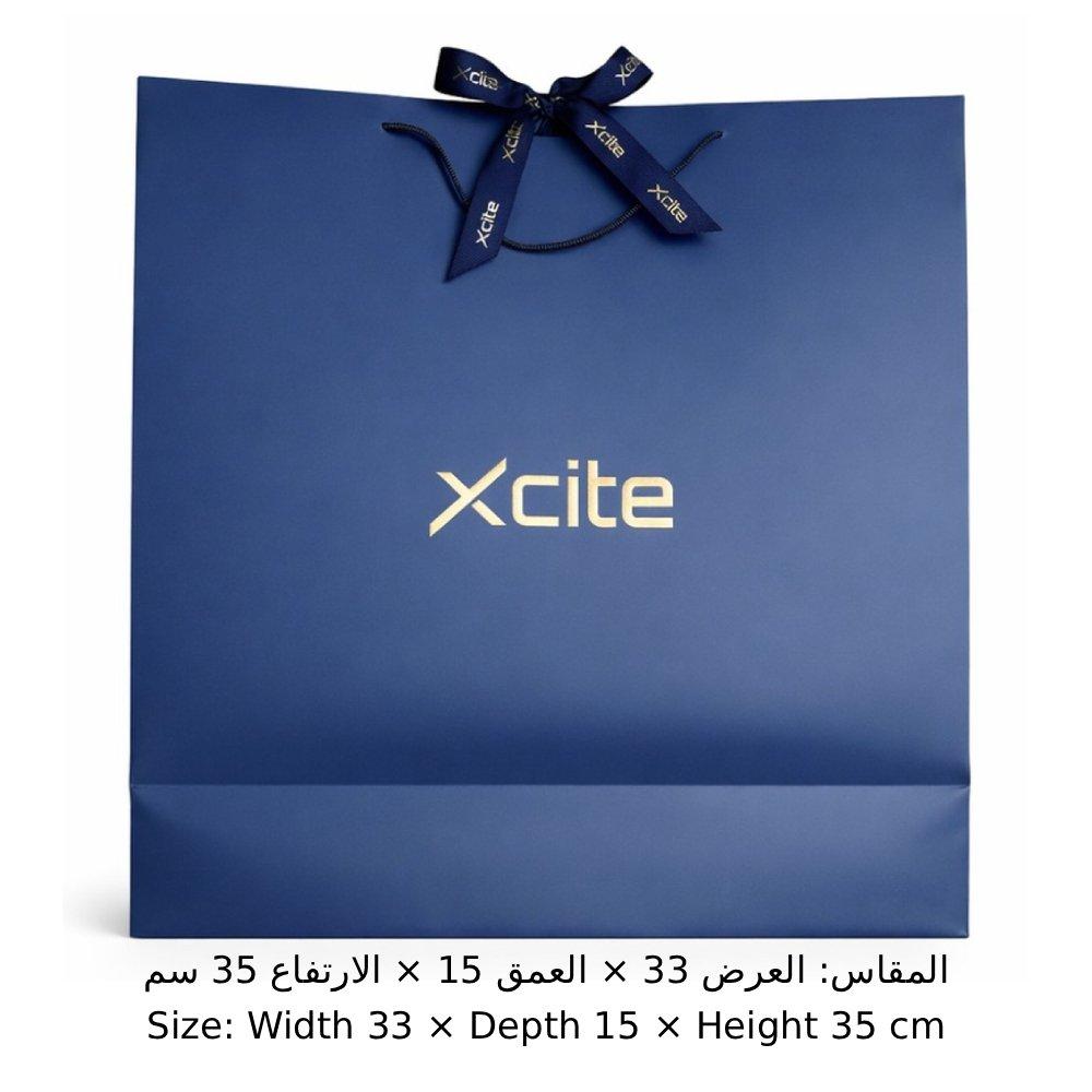 Gift bag branded by Xcite, Navy Blue - Medium 