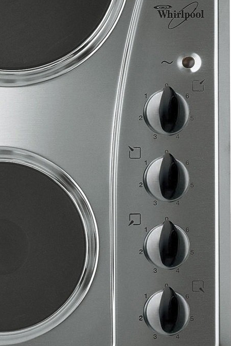 Whirlpool 60cm 4- Solid Plate Electric Hob (AKM 330 IX)