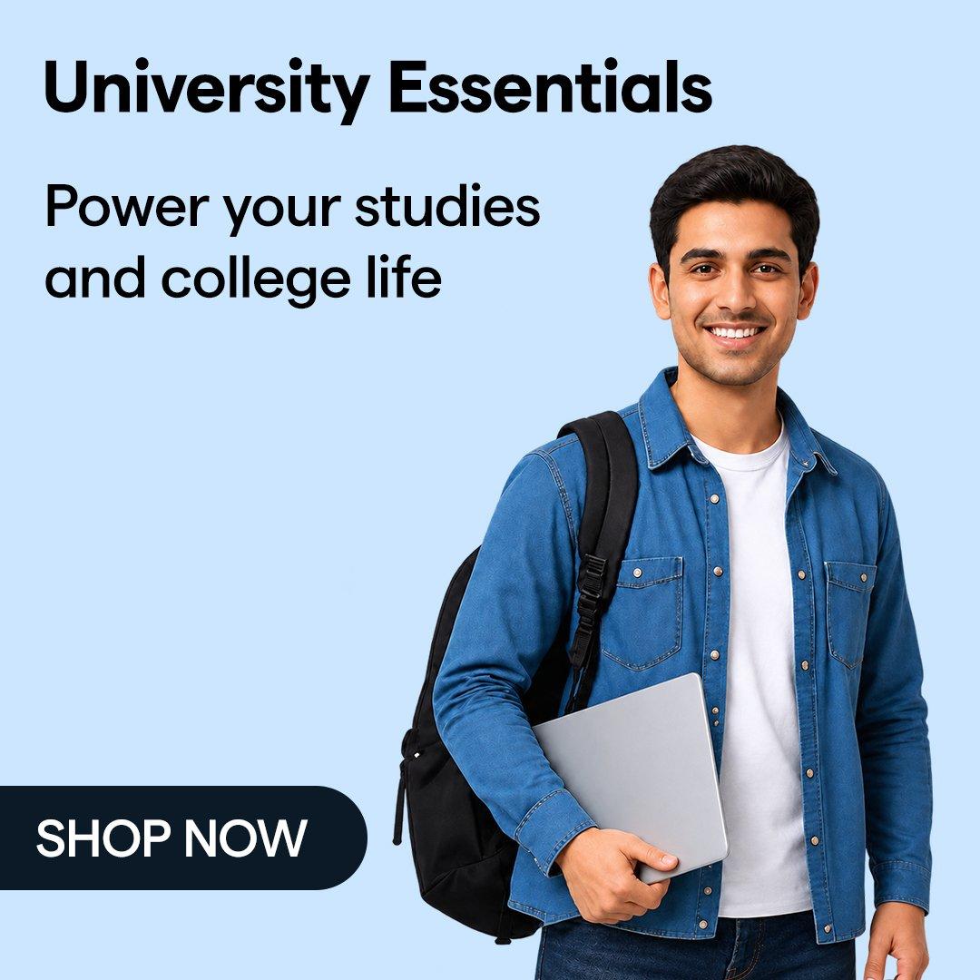University student using a laptop