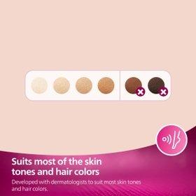 Suits most of the skin tones and hair colors