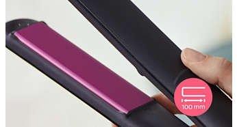 100mm long plates for fast and easy straightening